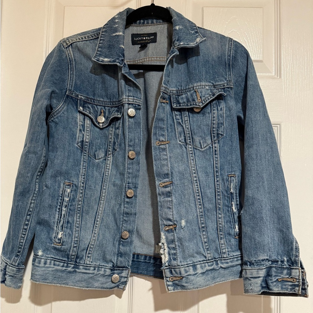 Lucky Brand Blue Jean Jacket Classic Denim Style